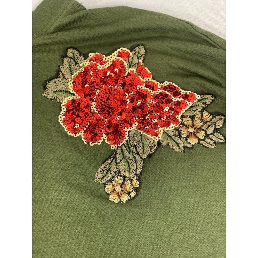 Moa Moa Women's Olive Black Top - Picture 3 of 6